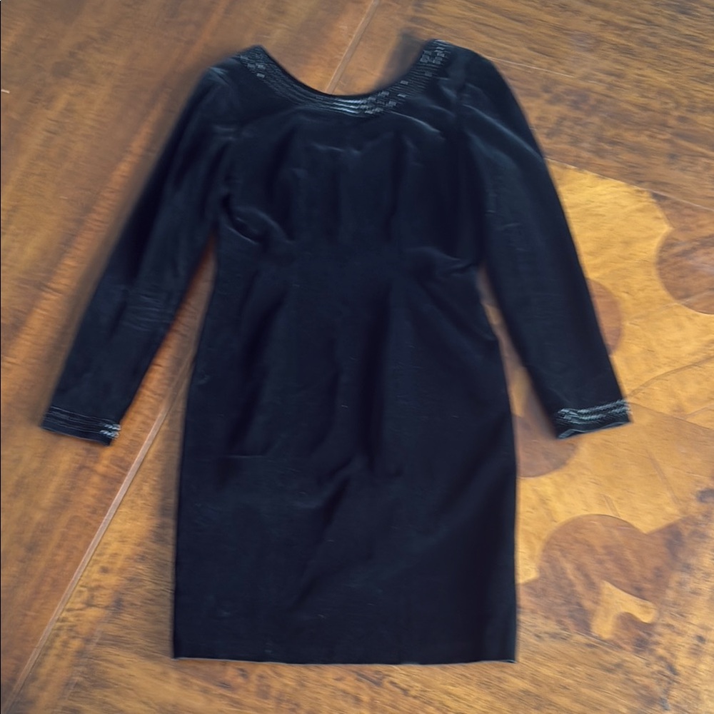 Laura Ashley Black Sleeveless Sheath Dress Cocktail